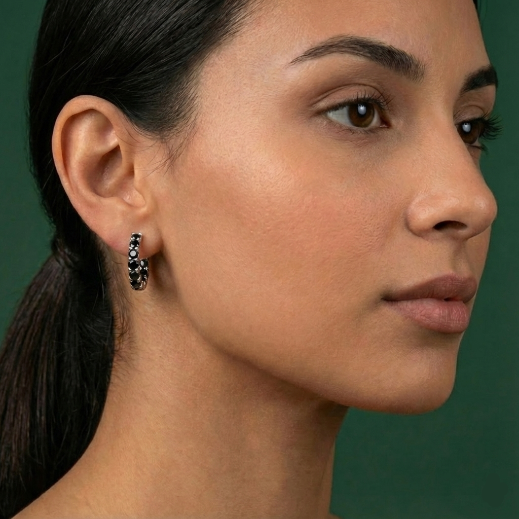 עגילי חישוק אופל