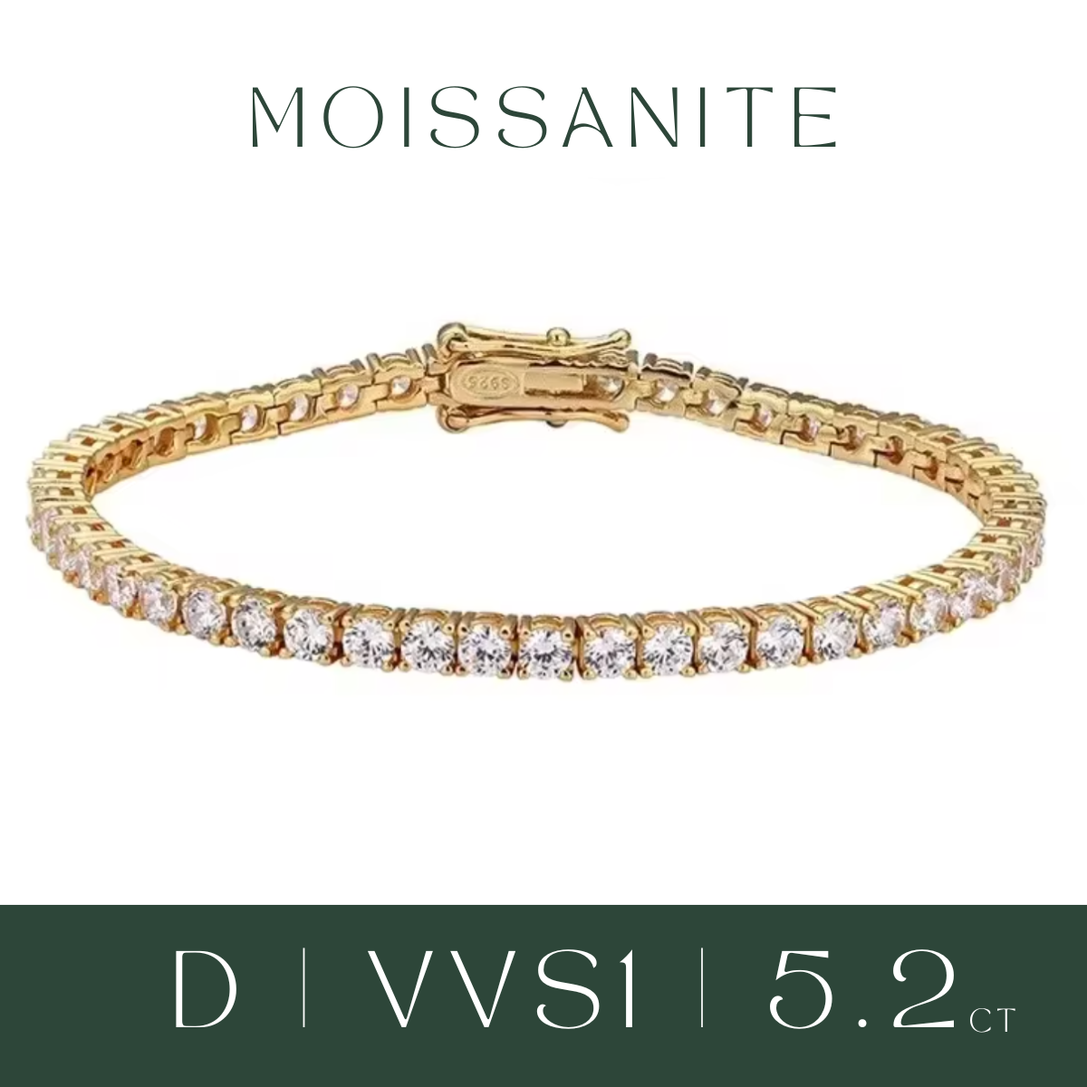 צמיד טניס 3 מ״מ אפרת