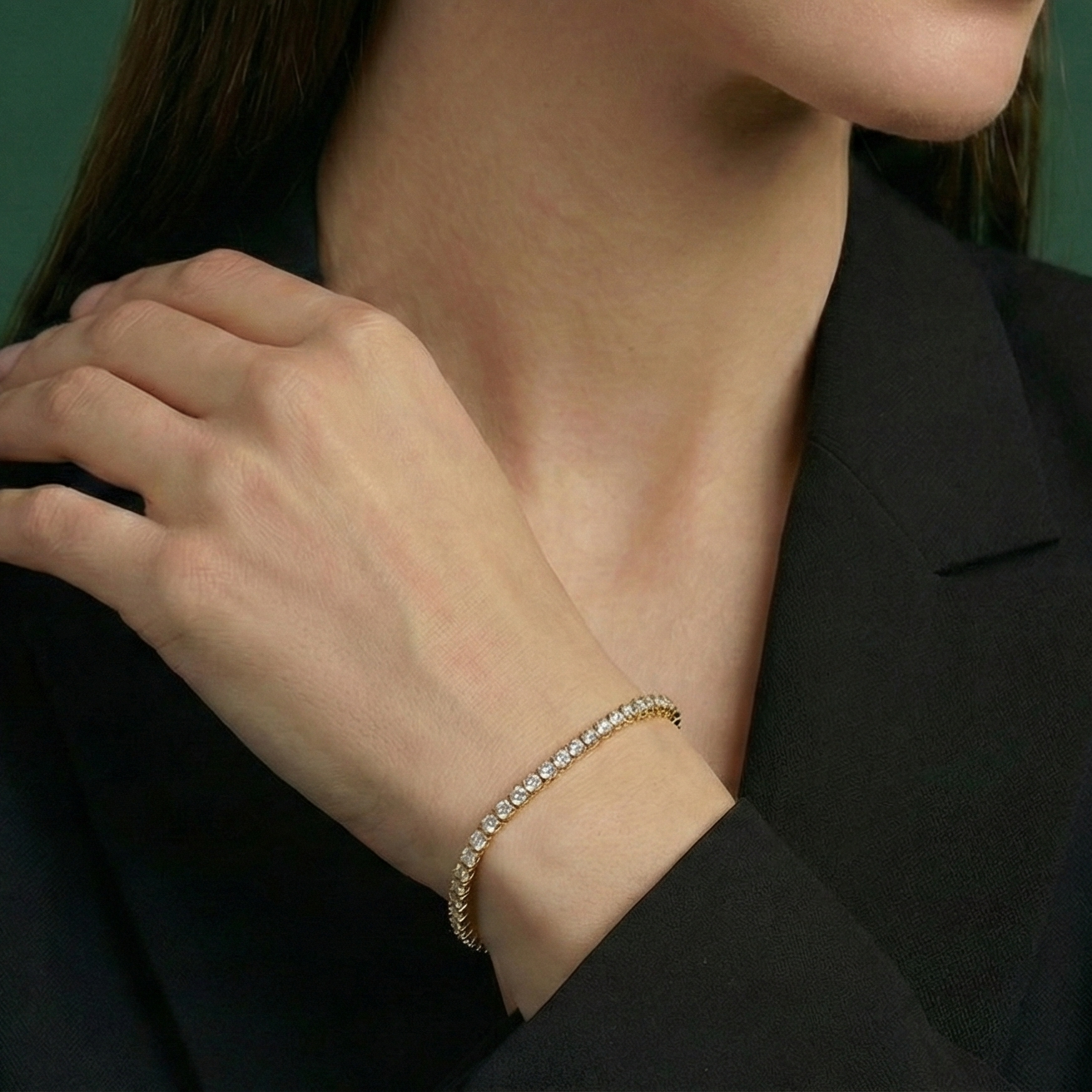 צמיד טניס 3 מ״מ אפרת