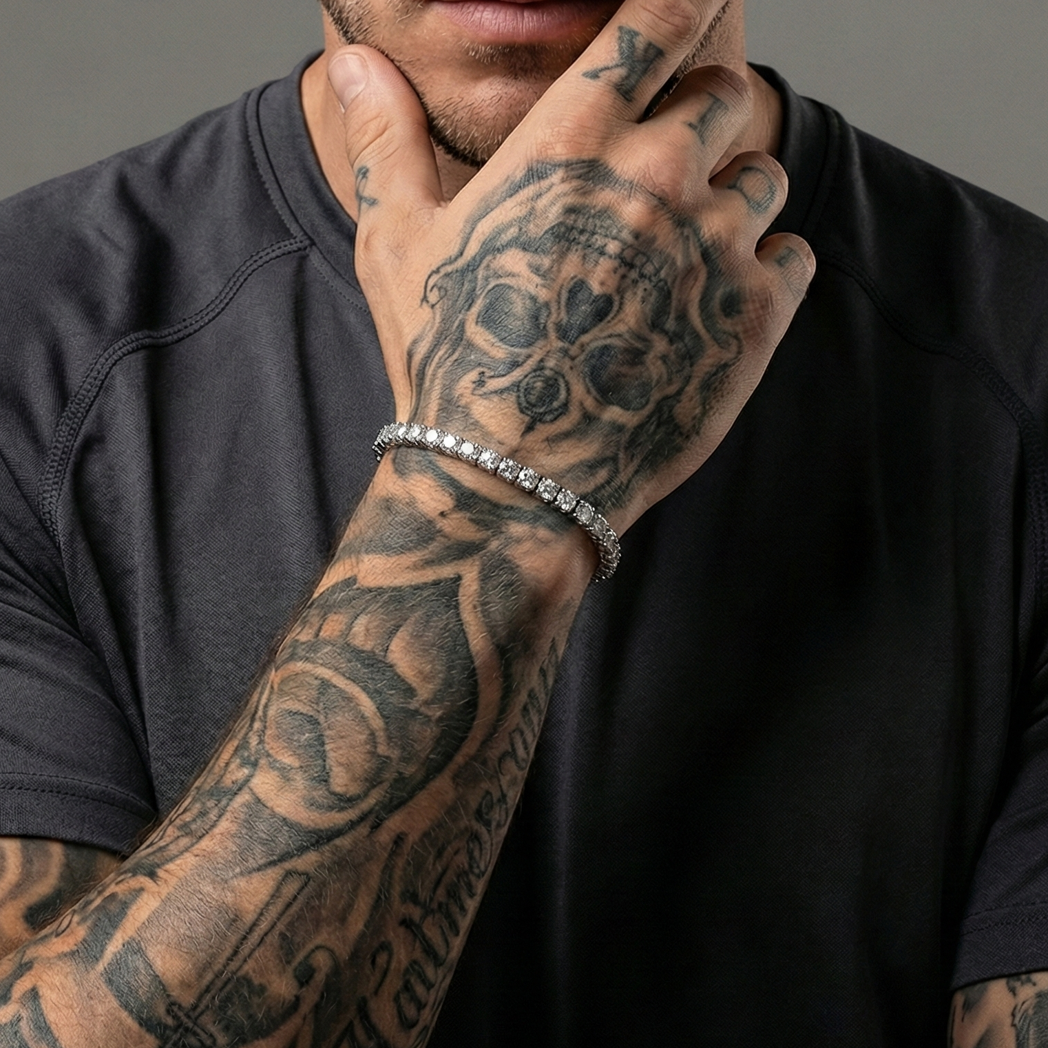 צמיד טניס 3 מ״מ נגה